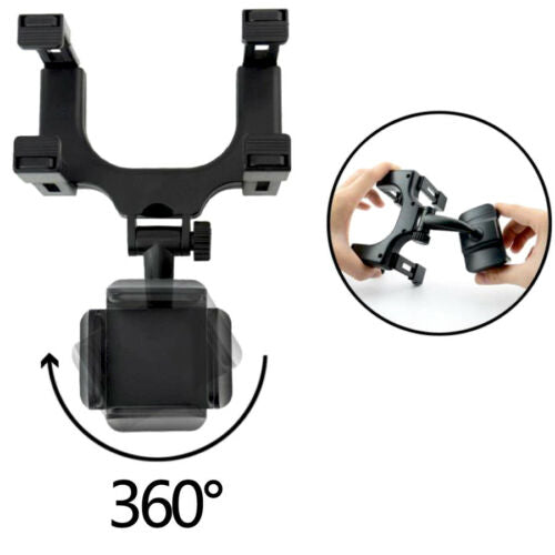 360° Car Rearview Mirror Mount