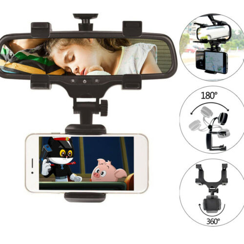 360° Car Rearview Mirror Mount